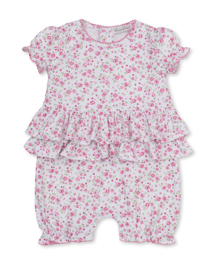Kissy Kissy Cottage Roses short playsuit Pink - Persnickety Shop