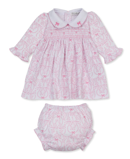 Kissy Kissy Delicate Blooming Bows smocked dress set - Persnickety Shop