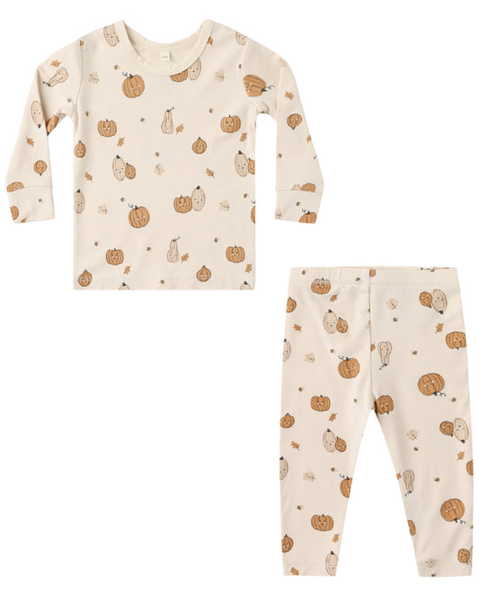 *PRE ORDER* RYLEE + CRU BAMBOO PAJAMA SET HARVEST FRIENDS