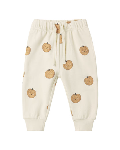Quincy Mae RELAXED FLEECE SWEATPANT PUMPKINS