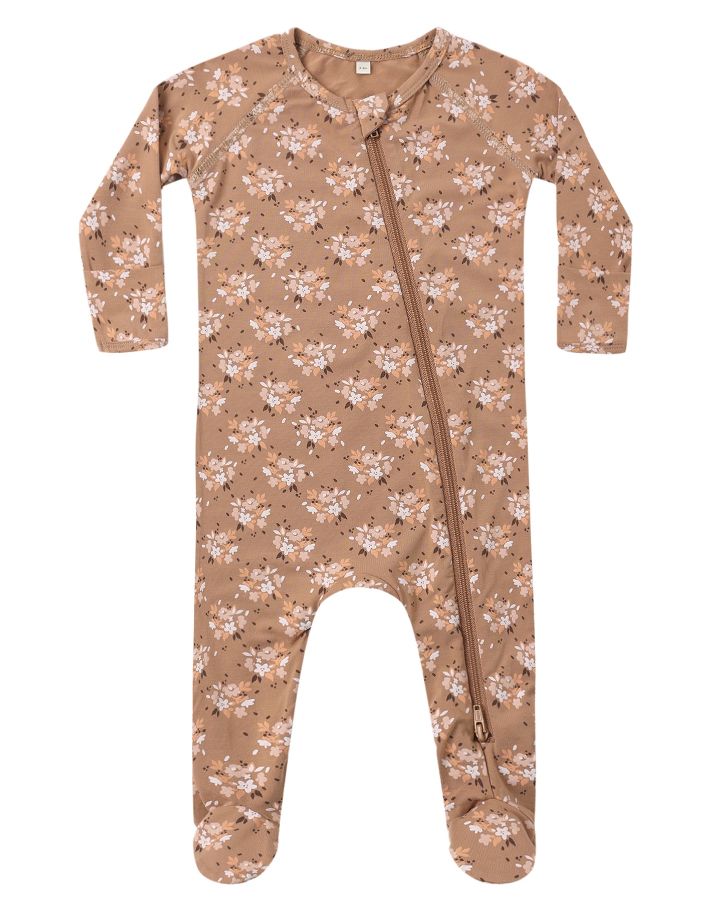 * PRE ORDER* RYLEE + CRU BAMBOO ZIP FOOTIE FALL FLORAL