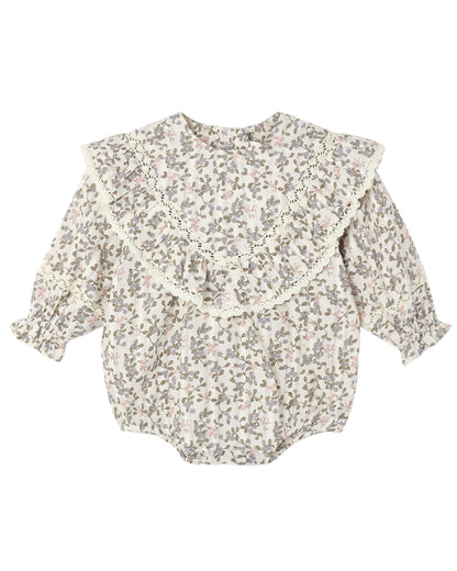 RYLEE + CRU WINNIE ROMPER WINTER GARDEN