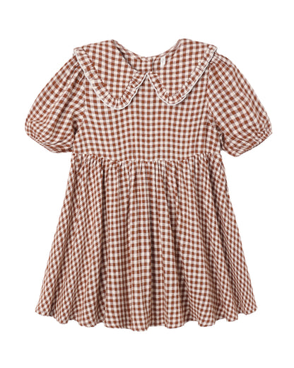 *PRE ORDER* RYLEE + CRU CAMILLE DRESS BRICK CHECK