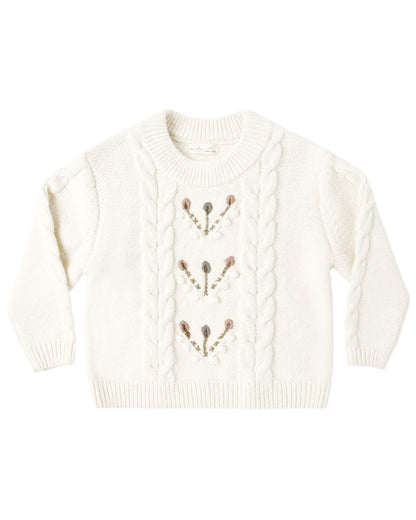 RYLEE + CRU REAGAN SWEATER NATURAL