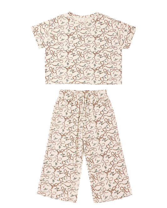*PRE ORDER* RYLEE + CRU BAMBOO SET | HOLIDAY RIBBON