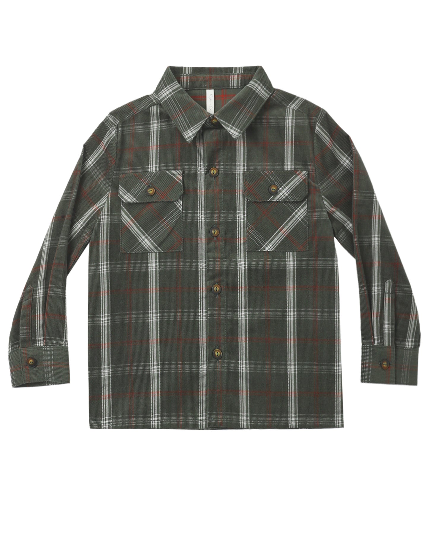 * PRE ORDER* RYLEE + CRU POCKETED FLANNEL SHIRT HOLIDAY PLAID
