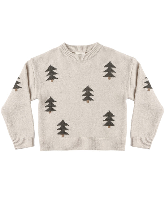 *PRE ORDER* RYLEE + CRU ASPEN SWEATER TREE JACQUARD