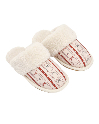 RYLEE + CRU SLIPPERS CANDY CANE LANE