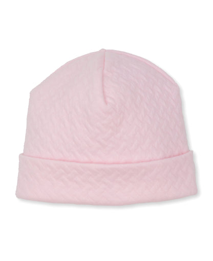 Kissy Kissy jacquard hat pink