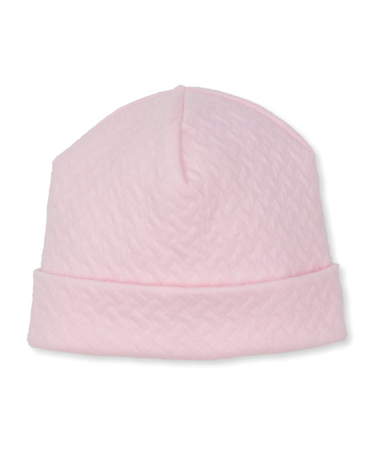 Kissy Kissy jacquard hat pink