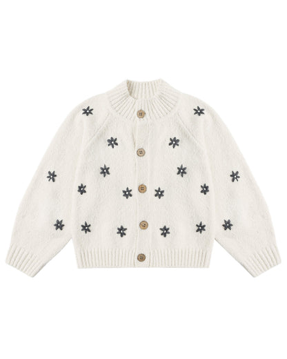 Rylee + Cru TULIP CARDIGAN MIDNIGHT DAISY