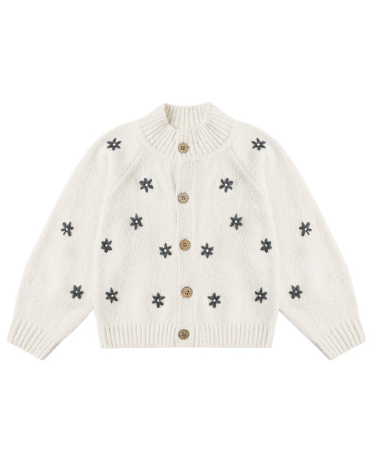 Rylee + Cru TULIP CARDIGAN MIDNIGHT DAISY