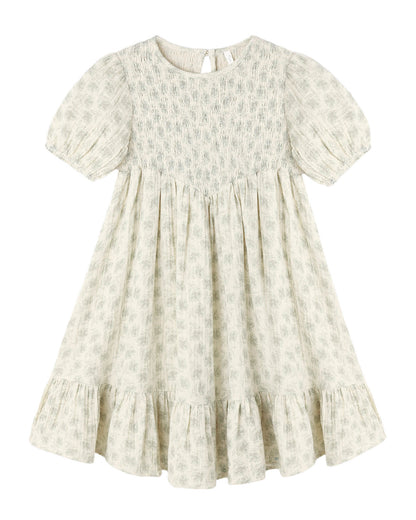 RYLEE + CRU LYDIA DRESS GREEN IRIS