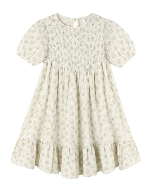 RYLEE + CRU LYDIA DRESS GREEN IRIS