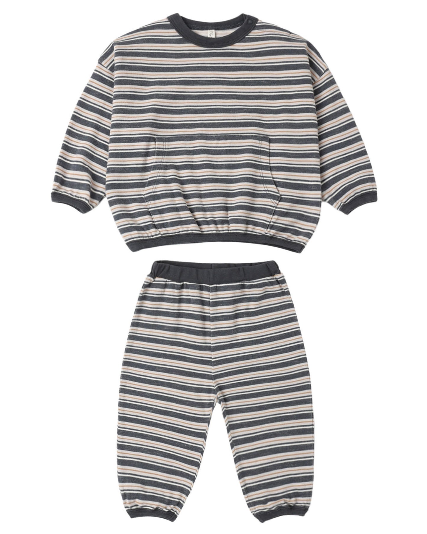 RYLEE + CRU RELAXED SET BLUE STRIPE