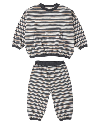 RYLEE + CRU RELAXED SET BLUE STRIPE - Persnickety Shop
