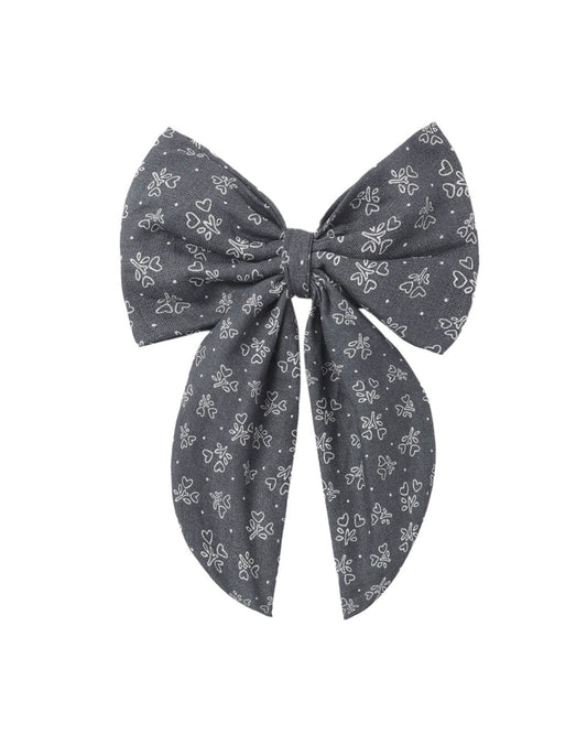 RYLEE + CRU OVERSIZED BOW HEART DITSY