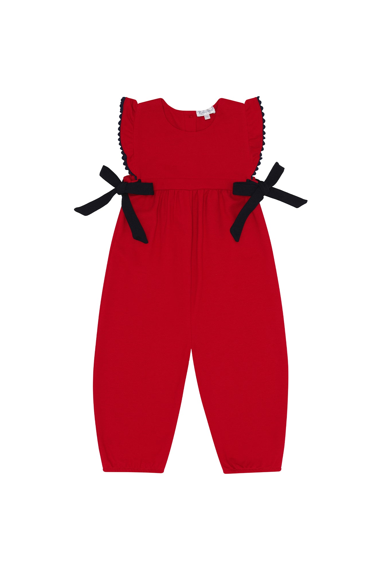NELLAPIMA Elise Bow Overall -RED