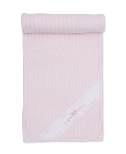 Kissy Kissy Classic Treasures FA26 PINK STRIPE BLANKET