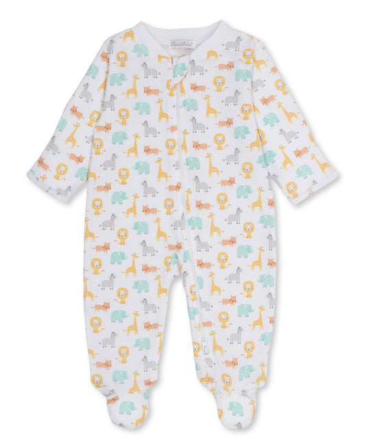 Kissy Kissy Baby Jungle Crew Zip Footie