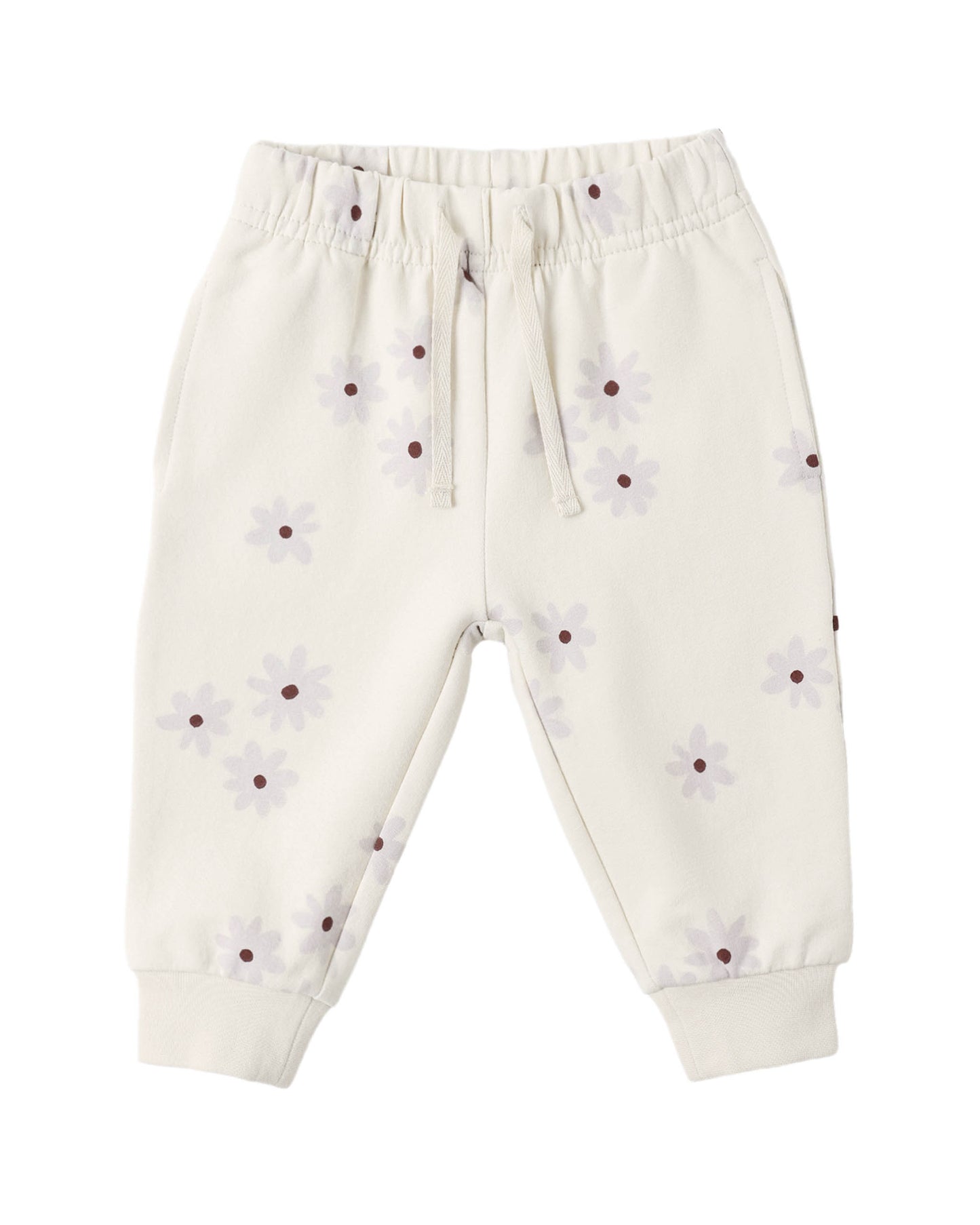 Quincy Mae RELAXED FLEECE SWEATPANT BLUE DAISY