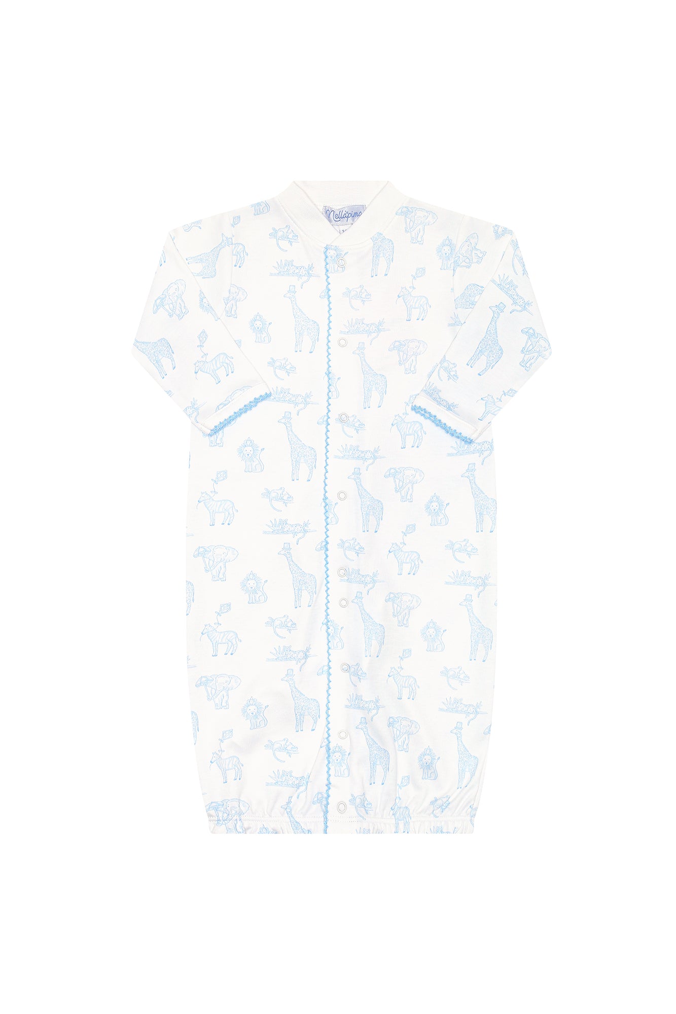 Nellapima BLUE SAFARI CONVERTER GOWN - Persnickety Shop