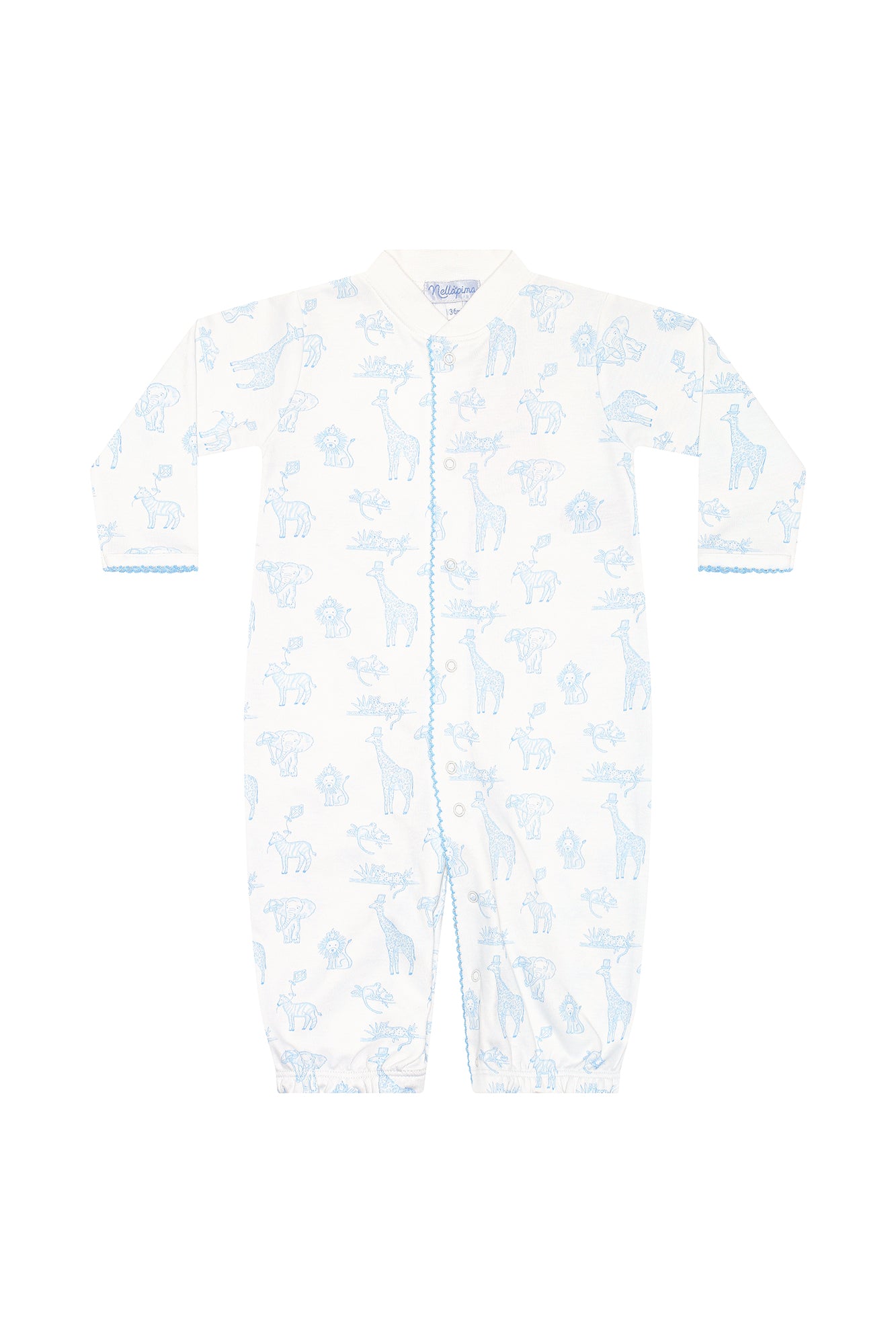 Nellapima BLUE SAFARI CONVERTER GOWN - Persnickety Shop