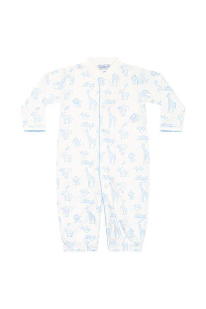 Nellapima BLUE SAFARI CONVERTER GOWN - Persnickety Shop