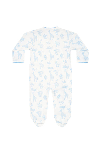 Nellapima BLUE SAFARI CROSSOVER FOOTIE - Persnickety Shop