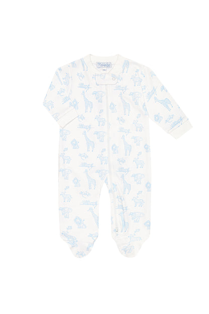 Nellapima BLUE SAFARI ZIPPER FOOTIE - Persnickety Shop