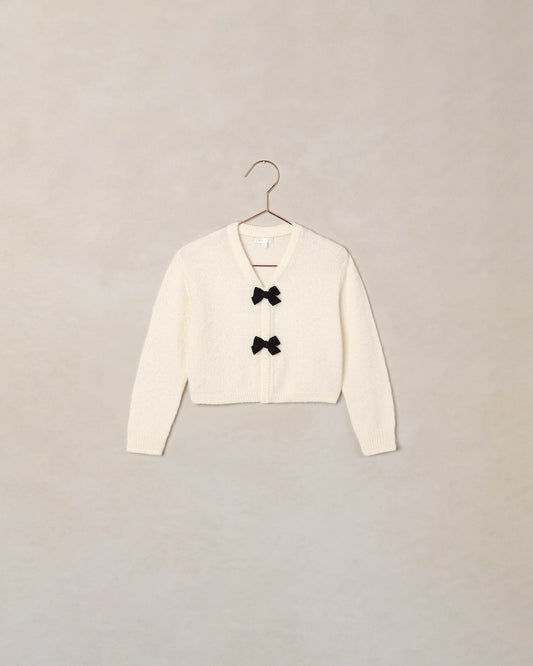 Noralee BOW CARDIGAN IVORY