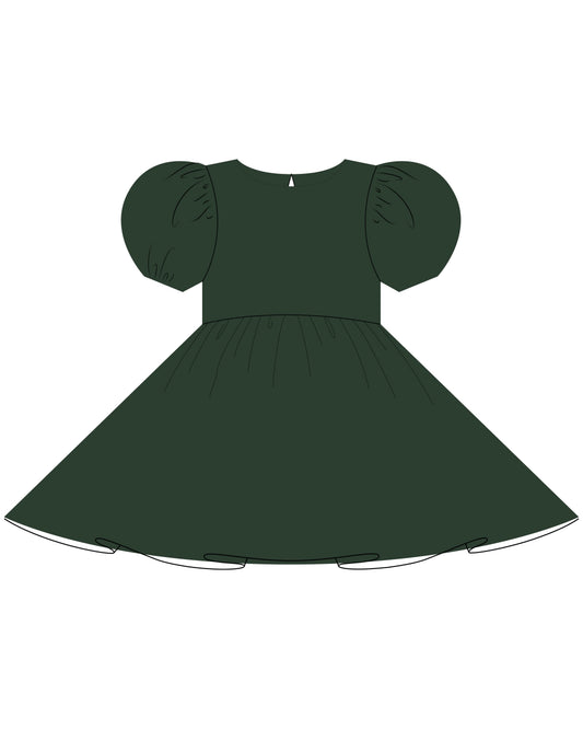 Noralee SOFIA DRESS GREEN SHIMMER