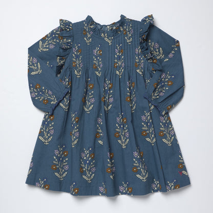 Pink Chicken GIRLS JAIPUR DRESS - BALSAM DEWDROP