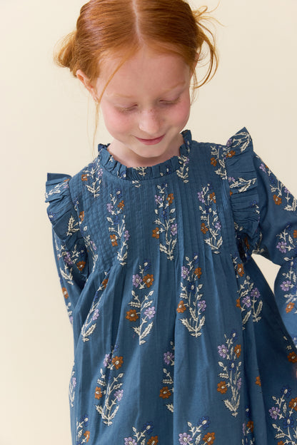 Pink Chicken GIRLS JAIPUR DRESS - BALSAM DEWDROP