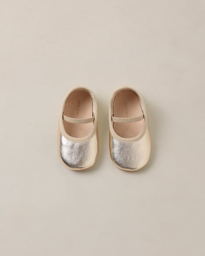 Baby Ballet Flats Gold Sparkle by Noralee - Persnickety Shop
