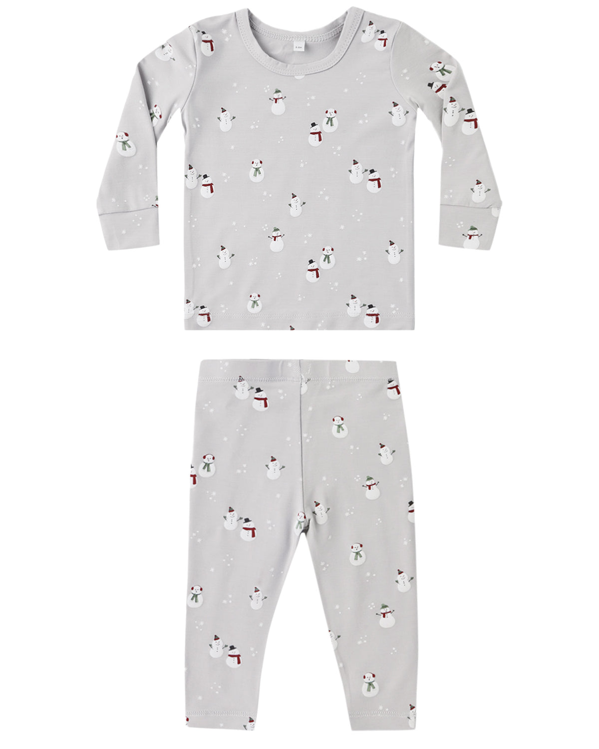 Quincy Mae BAMBOO PAJAMA SET SNOWMAN