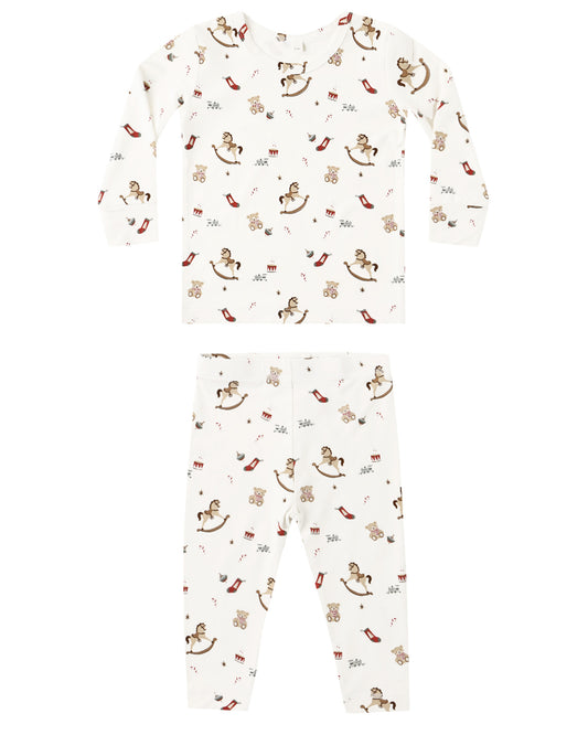 Quincy Mae BAMBOO PAJAMA SET TOY CHEST