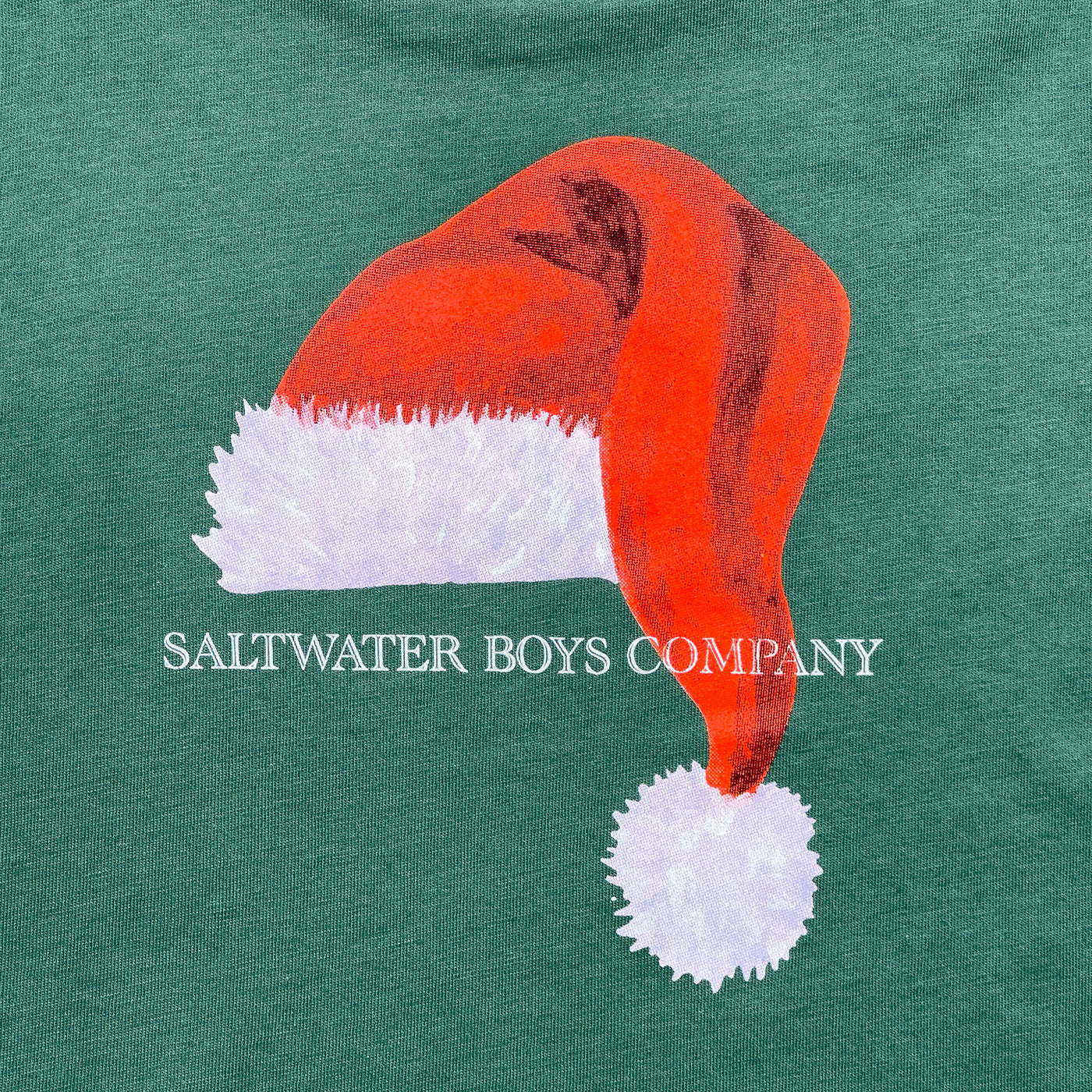 SALTWATER BOYS COMPANY LS SANTA HAT GRAPHIC TEE - Persnickety Shop