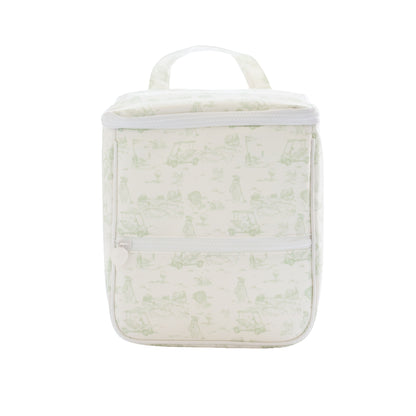 Baby Dunn FAIRWAY TOILE | LUNCH BAG (GREEN) LITTLE GOLFERS LUGGAGE - Persnickety Shop
