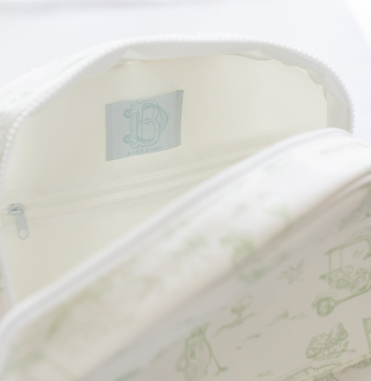 Baby Dunn FAIRWAY TOILE | BACKPACK (GREEN) LITTLE GOLFERS LUGGAGE - Persnickety Shop