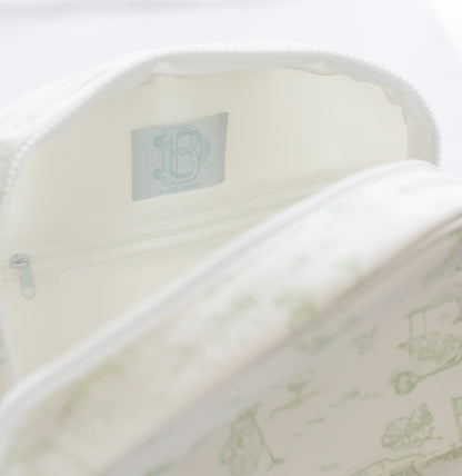Baby Dunn FAIRWAY TOILE | BACKPACK (GREEN) LITTLE GOLFERS LUGGAGE - Persnickety Shop