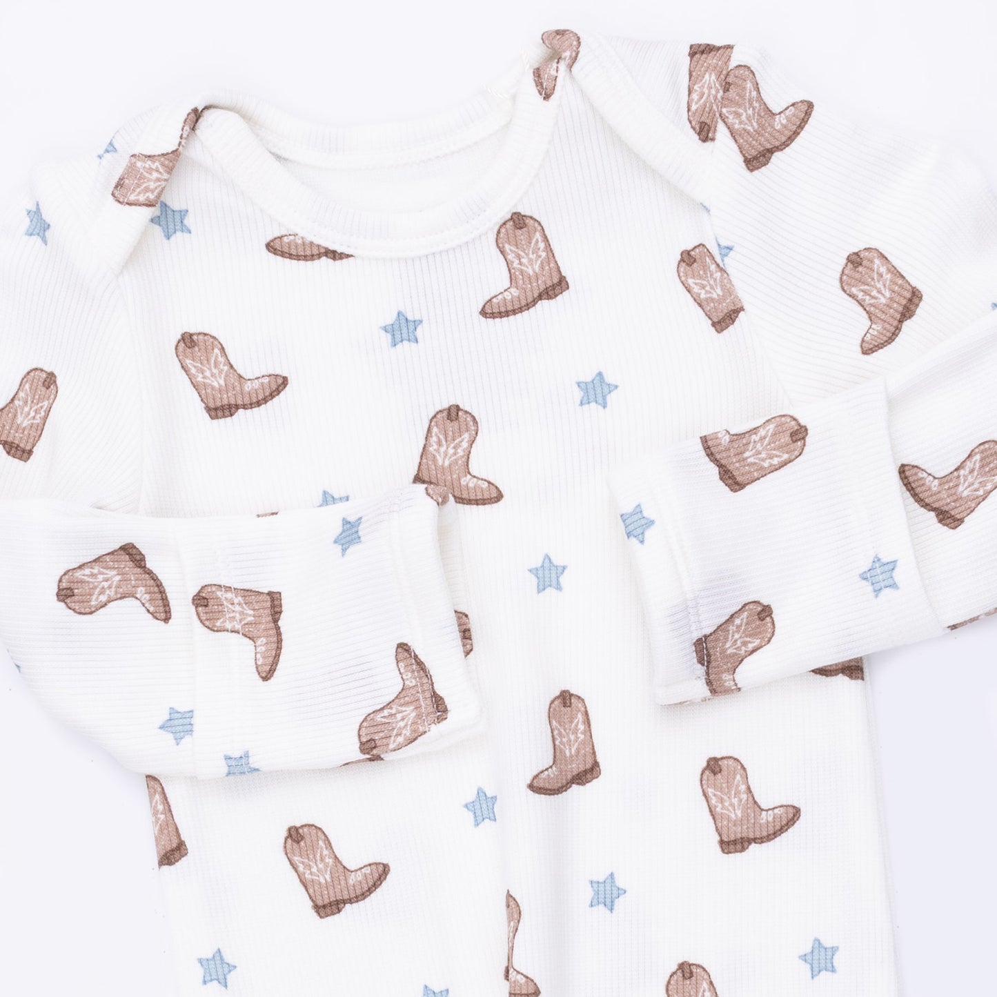 PREORDER Angel Dear Mini Cowboy Boots - Knotted Gown And Knotted Hat