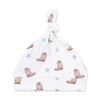 PREORDER Angel Dear Mini Cowboy Boots - Knotted Gown And Knotted Hat