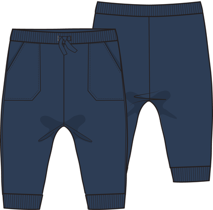 Angel Dear Solid Insignia Blue - Jogger Pant