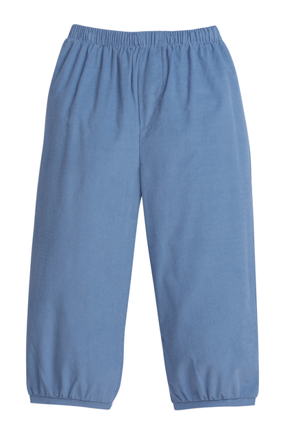 Little English Banded Pant - Stormy Blue Corduroy