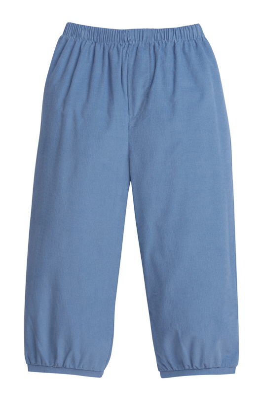 Little English Banded Pant - Stormy Blue Corduroy