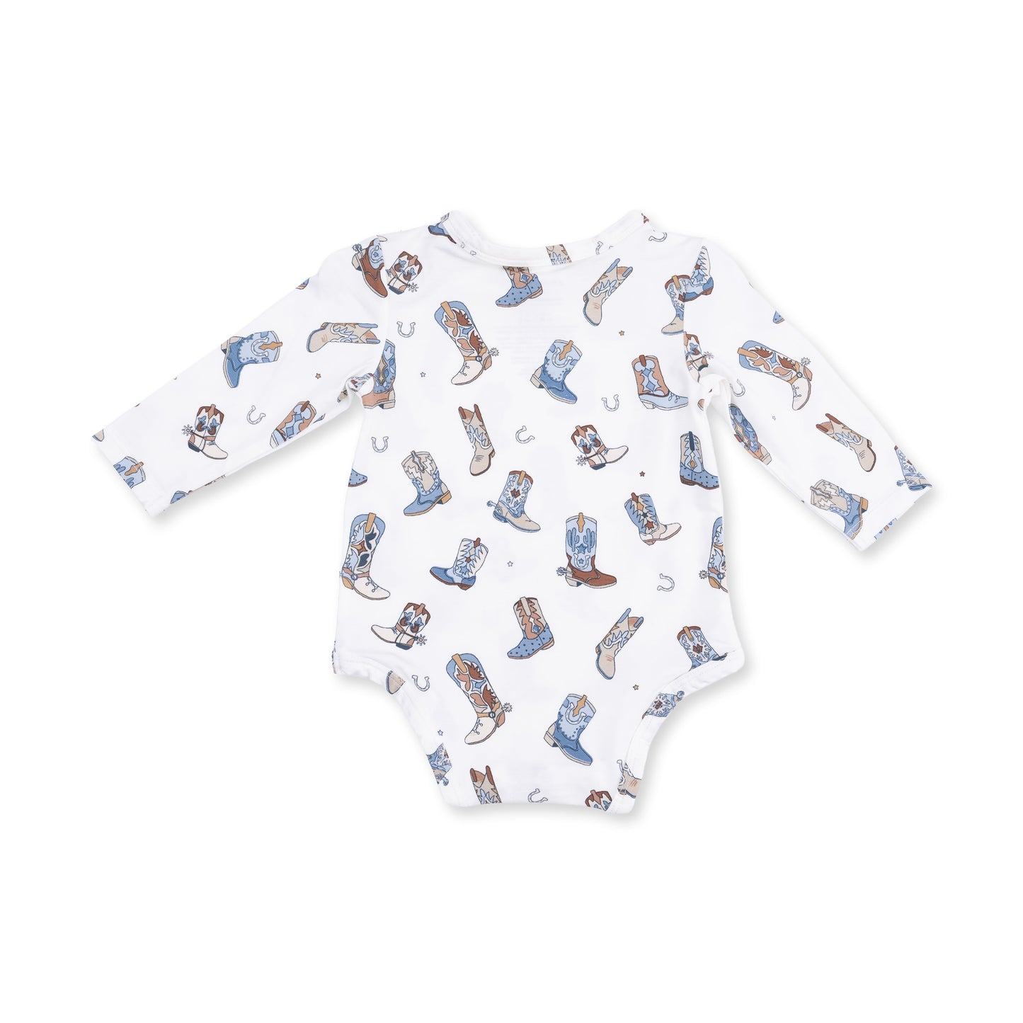 PREORDER Angel Dear Buckaroo Boots - Long Sleeve Bodysuit