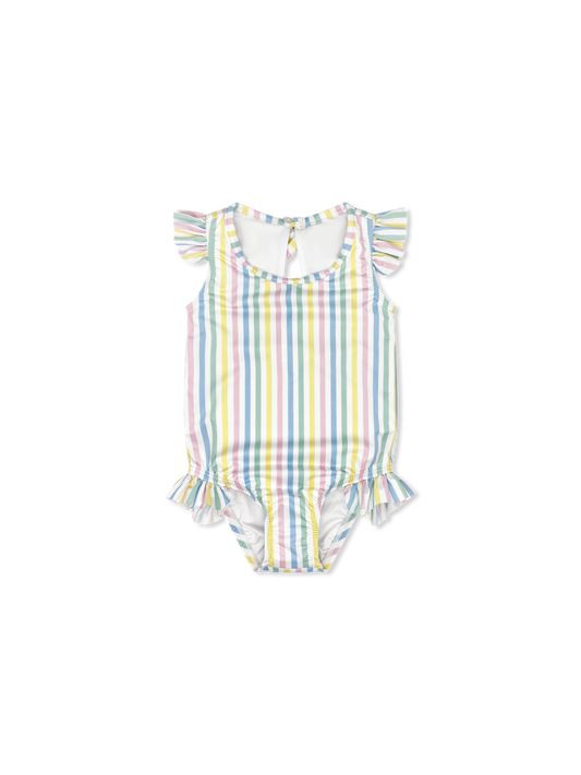 LOTTIE SWIMSUI- SORBET STRIPES - Persnickety Shop