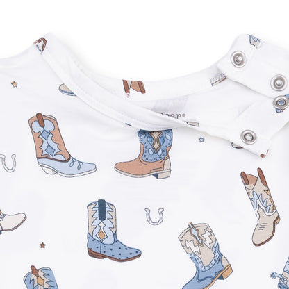 PREORDER Angel Dear Buckaroo Boots - Long Sleeve Bodysuit