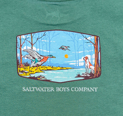 SALTWATER BOYS COMPANY SS FIELD & STREAM GRAPHIC TEE - Persnickety Shop